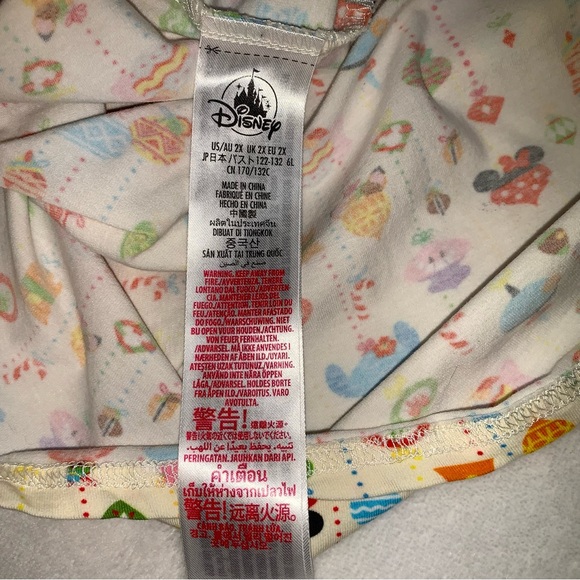 Disney Mickey Mouse dumbo Minnie Mouse mock neck long sleeve top size 2XL yellow - Picture 10 of 12